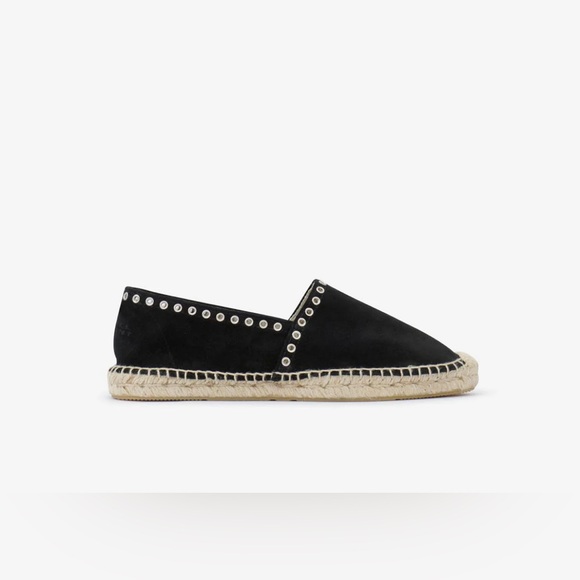 NWB Isabel Marant Canae eyelet-embellished suede espadrilles Size 35 - Picture 1 of 7